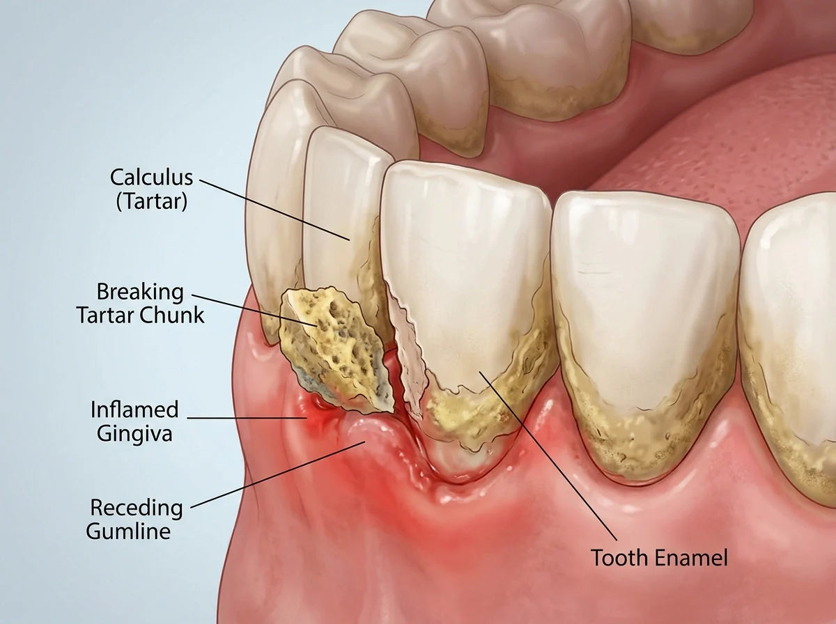 Is Tartar Breaking Off a Good Sign? It Depends